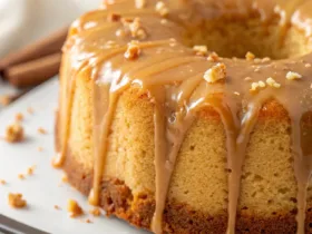 Caramel Cream Cheese Pound Cake