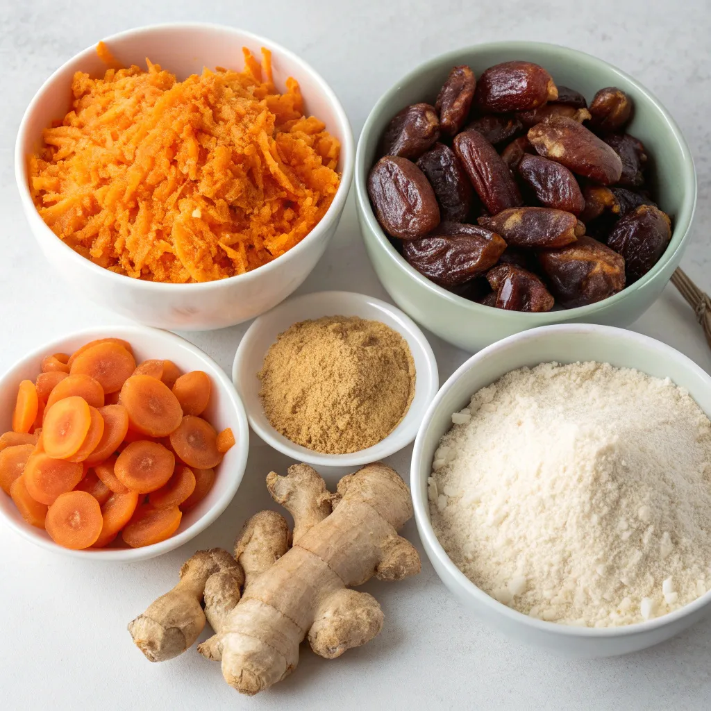 Carrot Ginger Date Loaf with Citrus Glaze