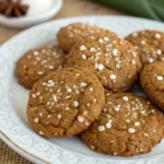 Chewy Gingerbread Oatmeal Cookies