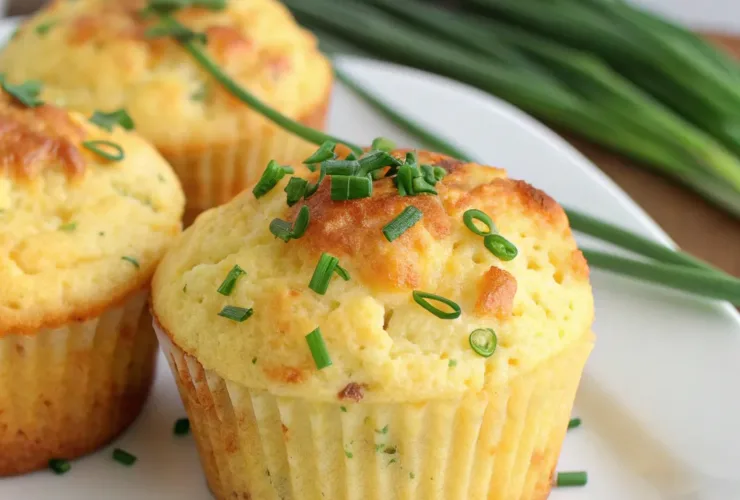 Chive Cottage Cheese Muffins