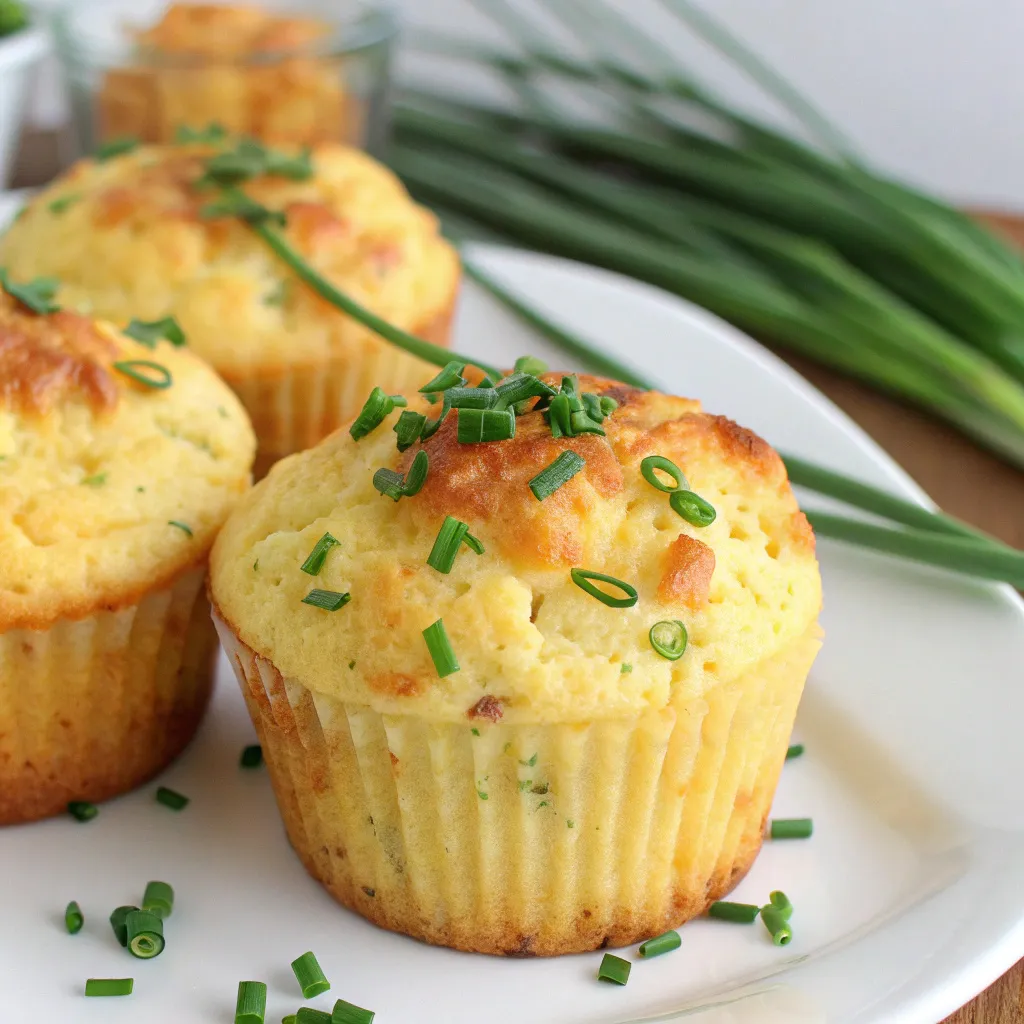 Chive Cottage Cheese Muffins