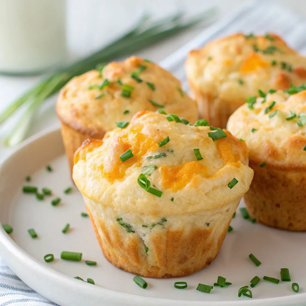 Chive Cottage Cheese Muffins