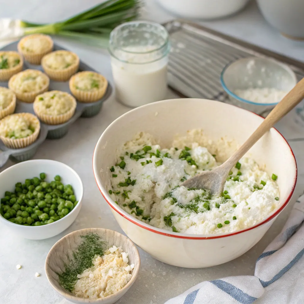 Chive Cottage Cheese Muffins