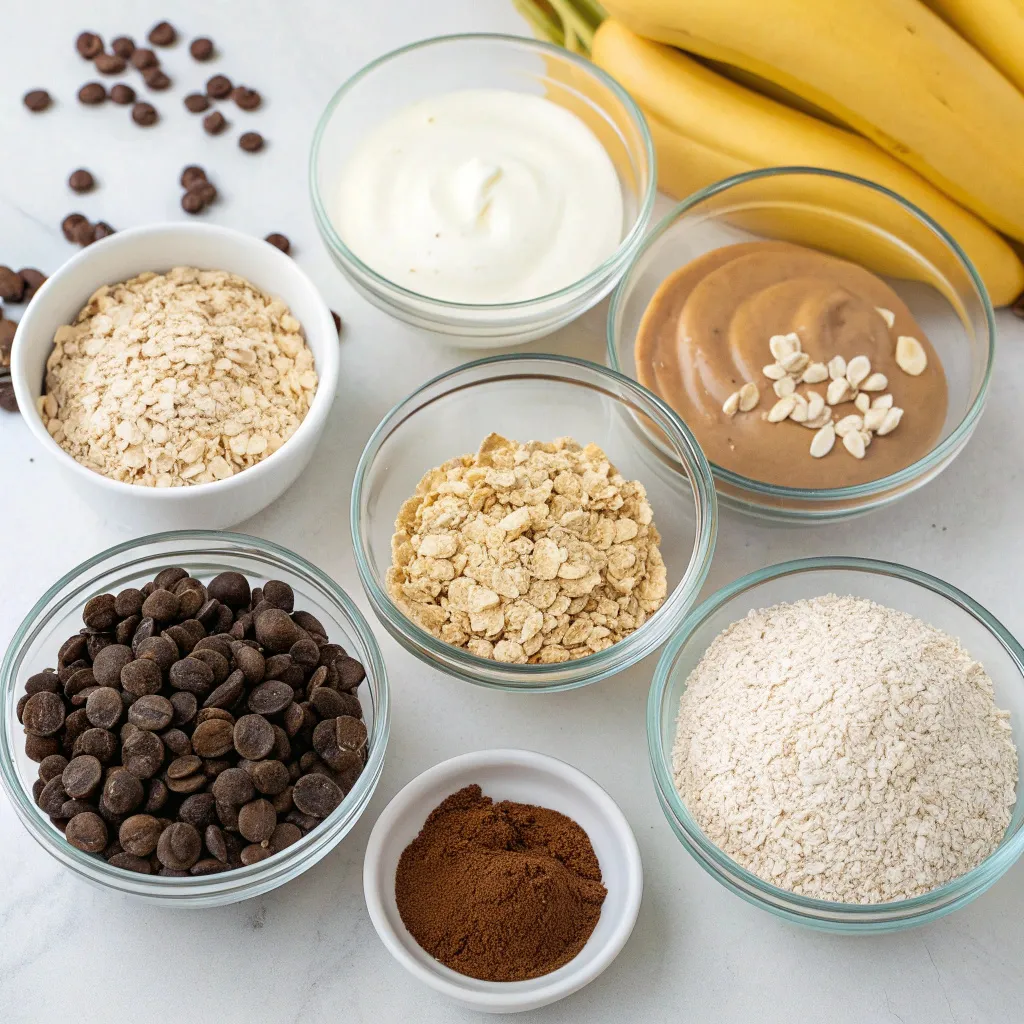 Chocolate Banana Oatmeal Yogurt Bars