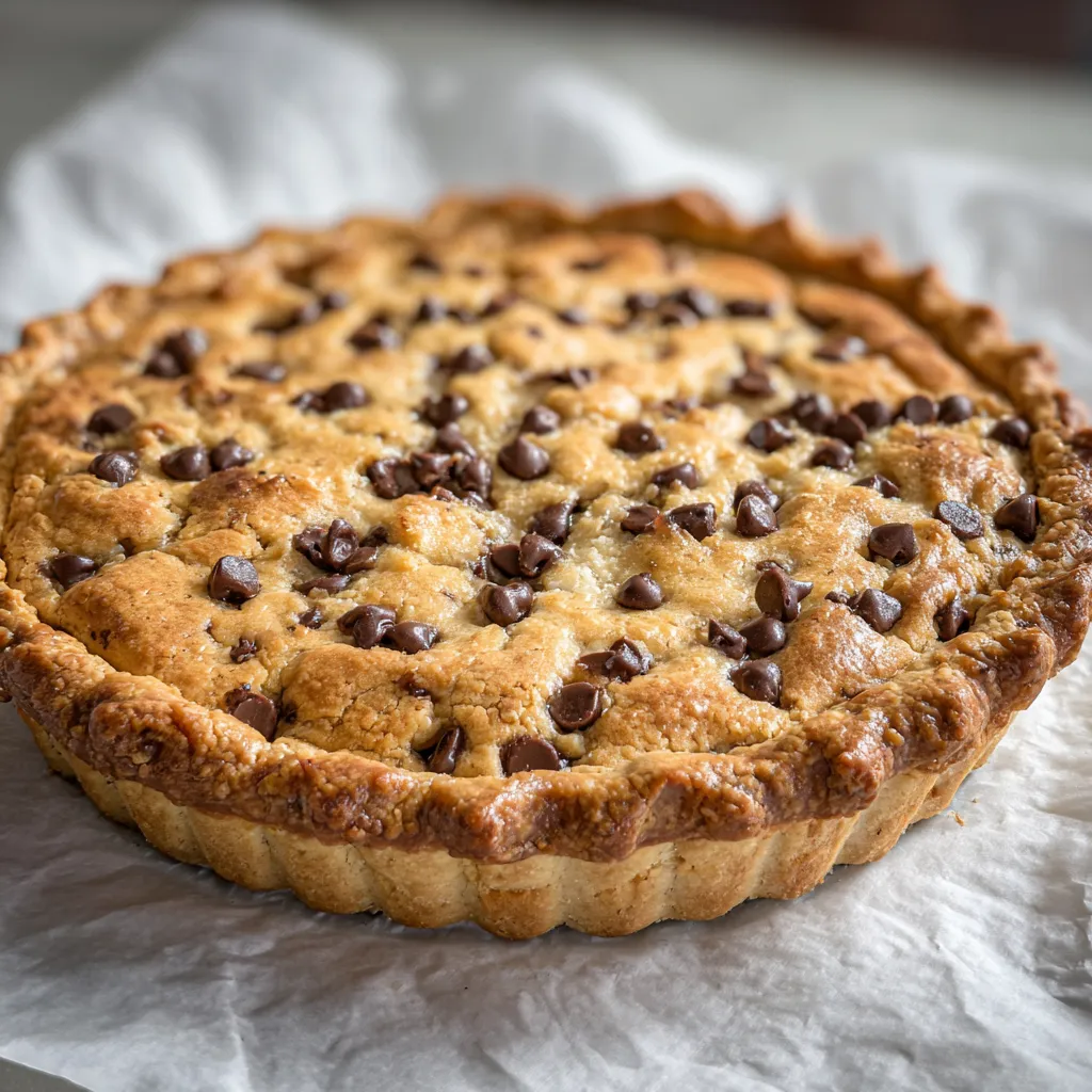 Chocolate Chip Cookie Dough Pie