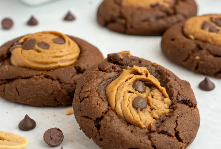 Chocolate Peanut Butter Cookies