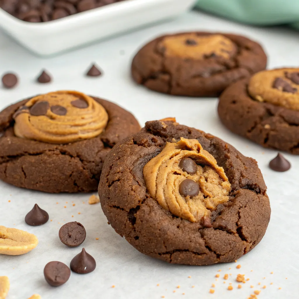 Chocolate Peanut Butter Cookies