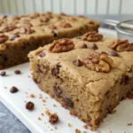Classic Coffee and Walnut Traybake Cake