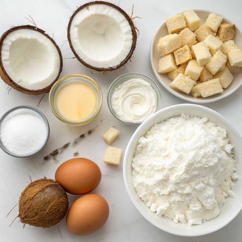 Coconut Cheesecake Bread Pudding: A Heavenly, Creamy Dessert You’ll Crave 9 Coconut Cheesecake Bread Pudding