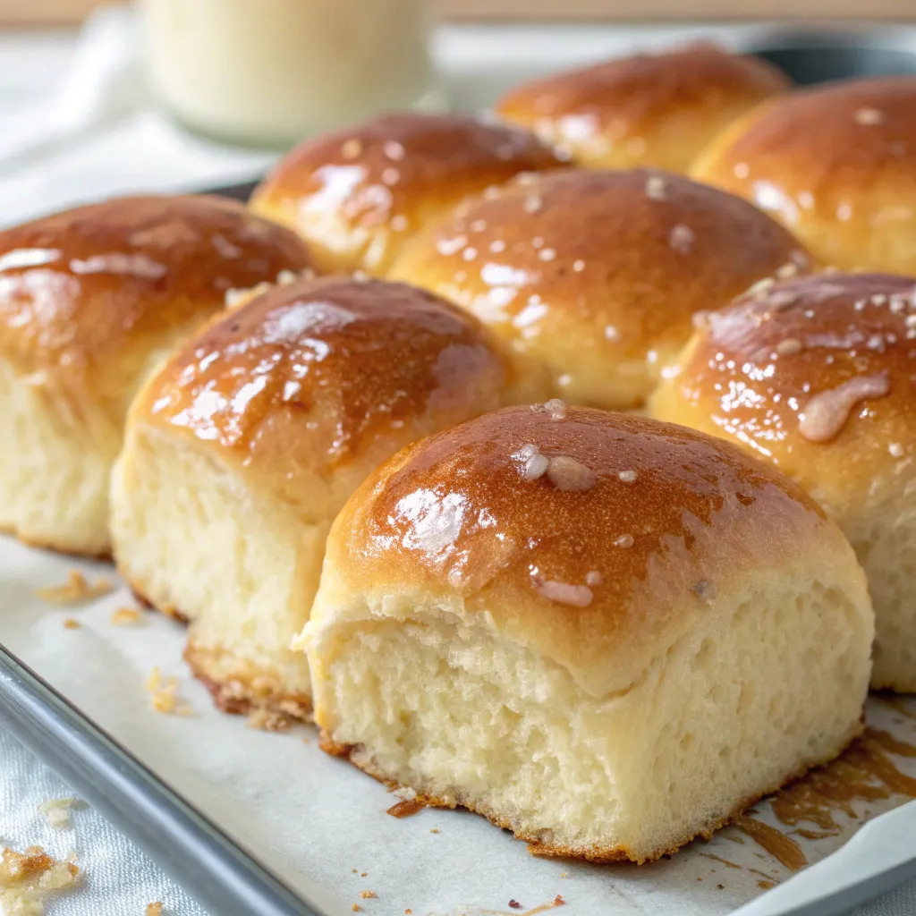 Condensed Milk Bread Rolls