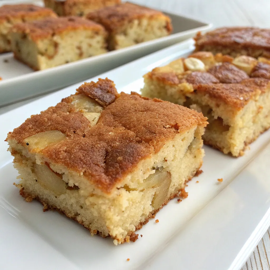 Apple Cinnamon Cake Bars