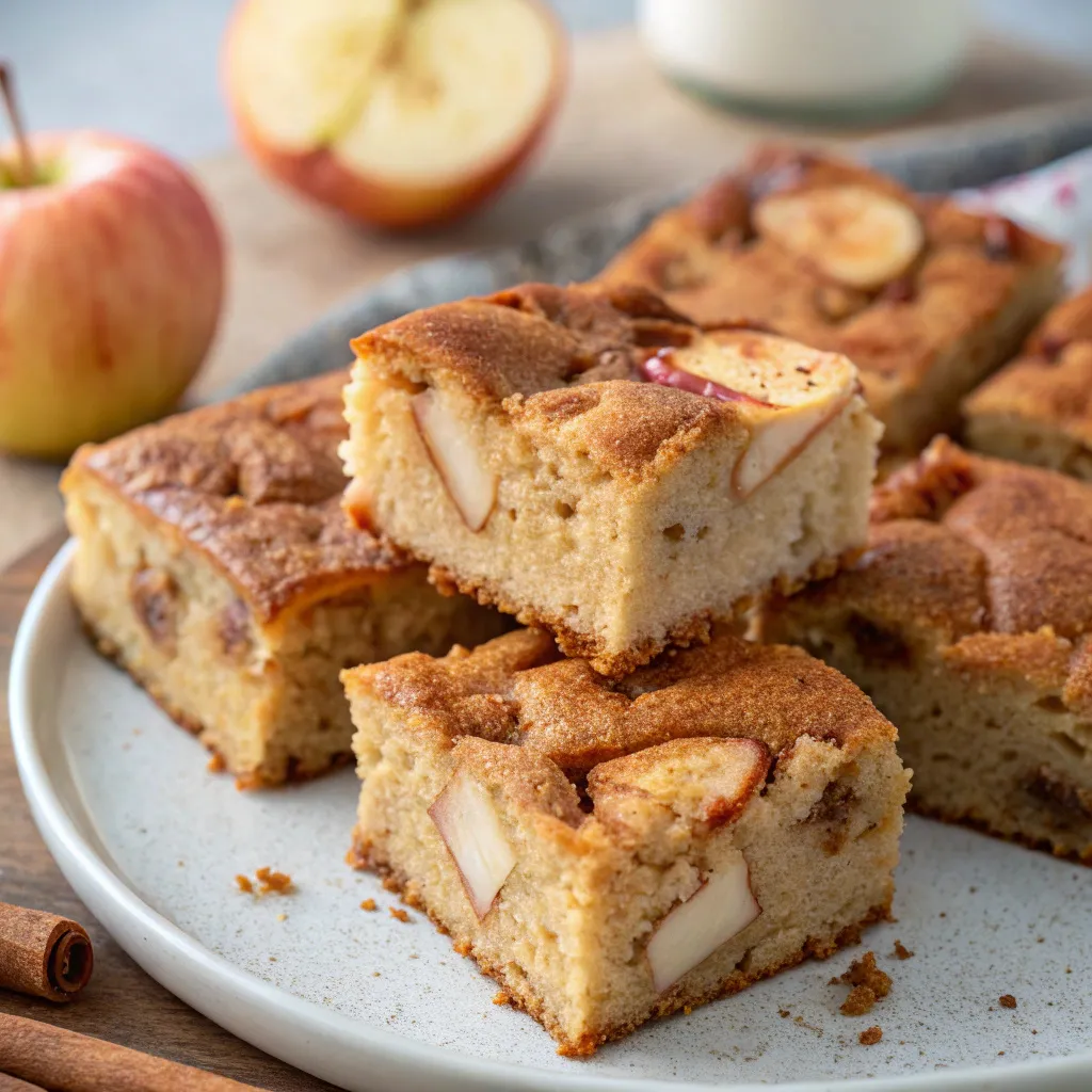 Apple Cinnamon Cake Bars