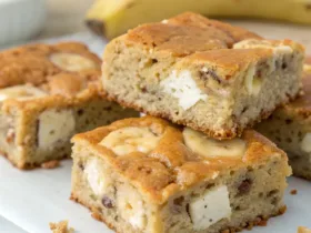 Cottage Cheese Banana Bread Bars