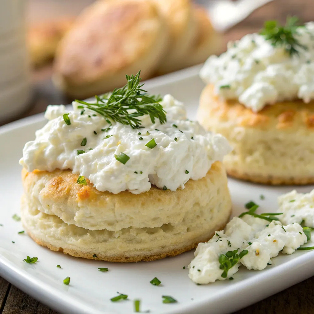 Cottage Cheese Breakfast Biscuit