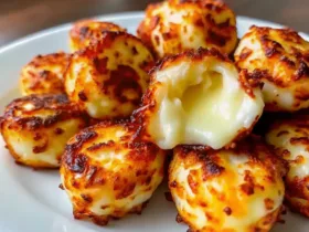 Cottage Cheese Mozzarella Bites
