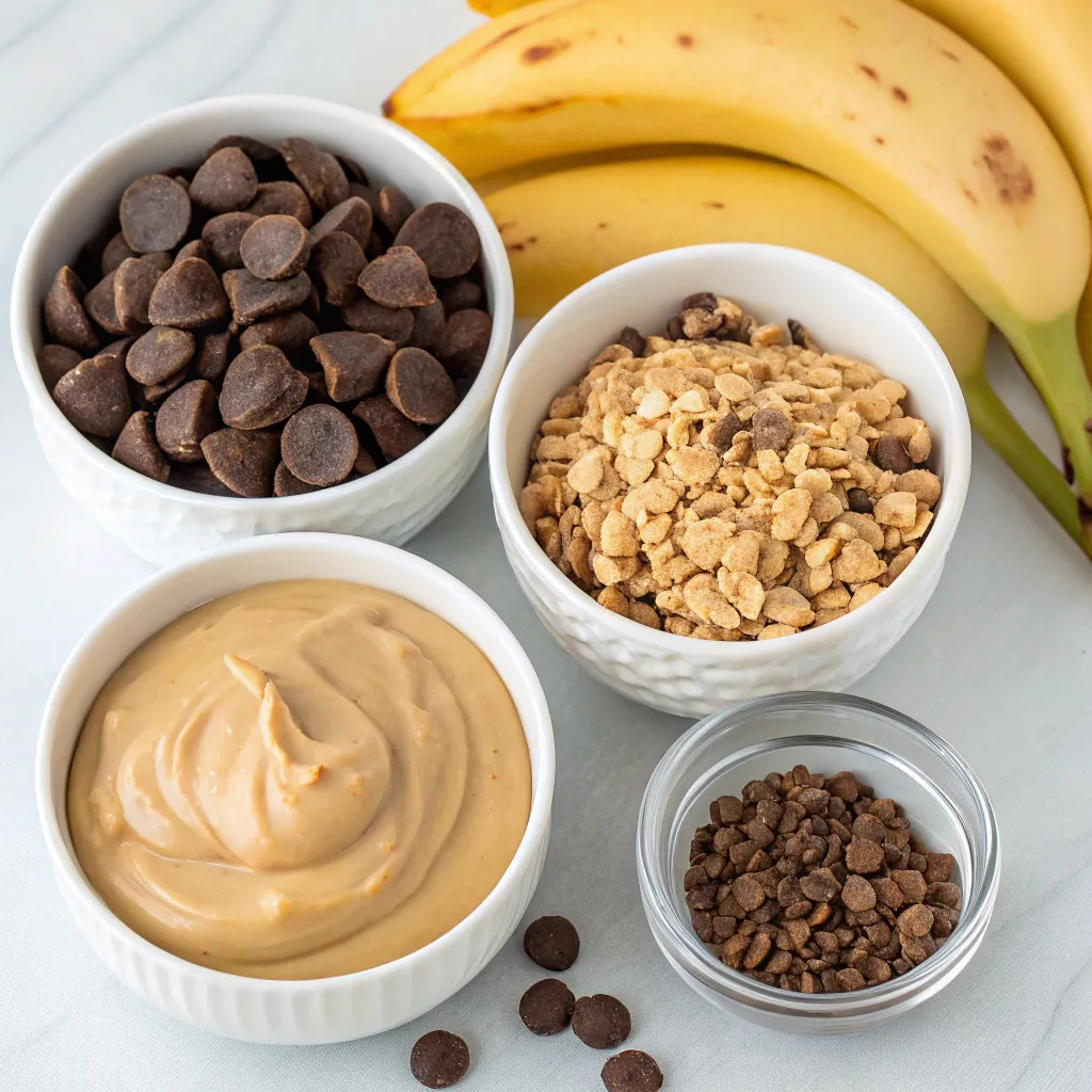 Dark Chocolate Peanut Butter Greek Yogurt Banana Brownie Bites