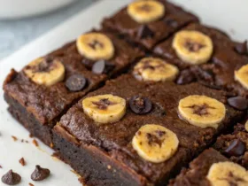 Peanut Butter Greek Yogurt Banana Muffin Bars