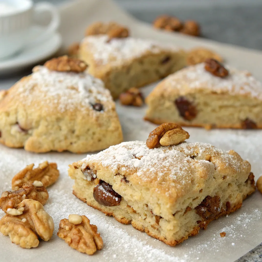 Date and Walnut Scones