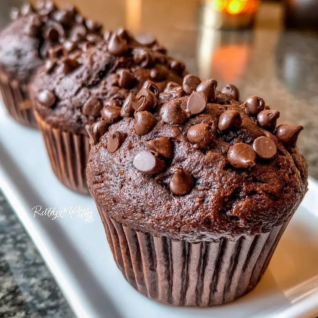 Double Chocolate Chip Muffins