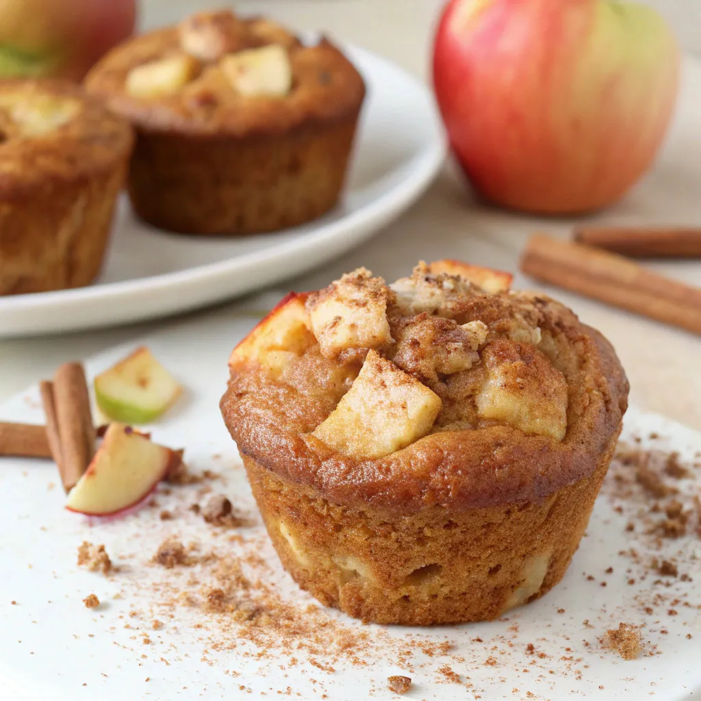 Flourless Apple Cinnamon Muffins