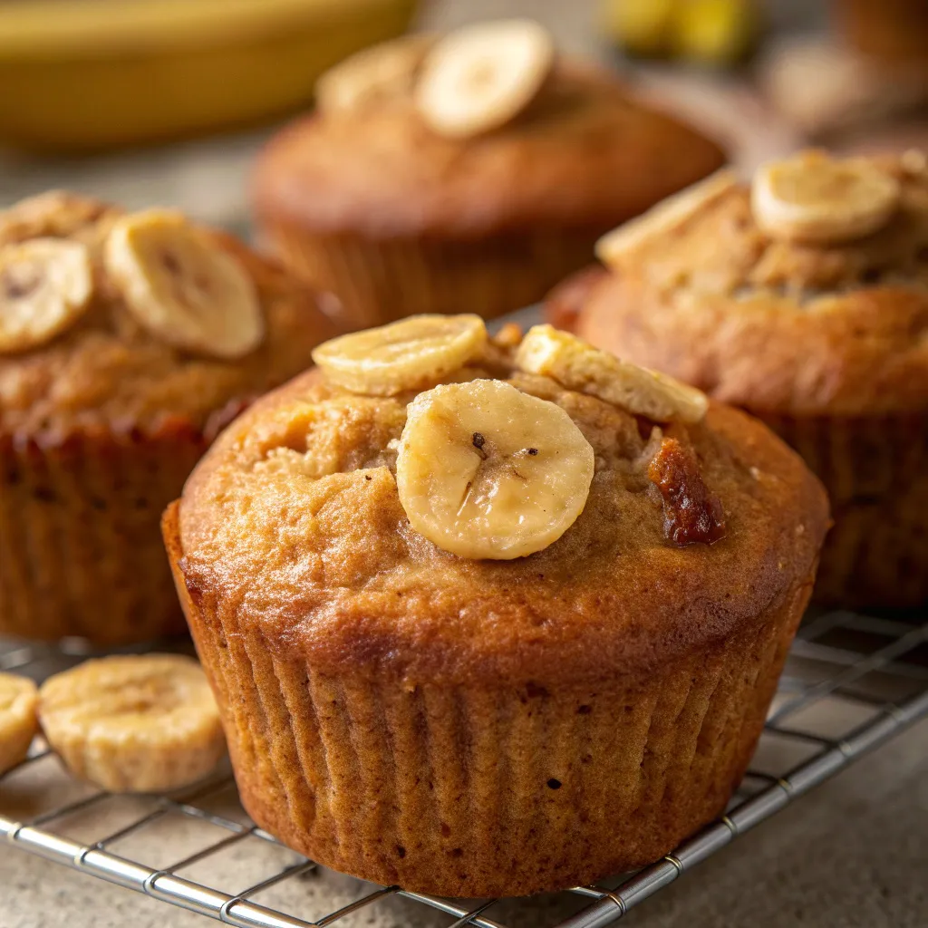 Flourless Banana Muffins