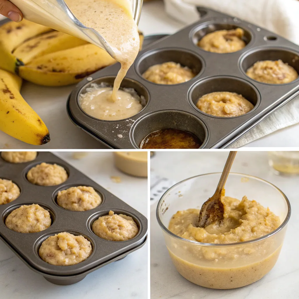Flourless Banana Muffins