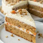 Flourless Carrot Cake with Ginger and Maple Greek Yogurt Frosting