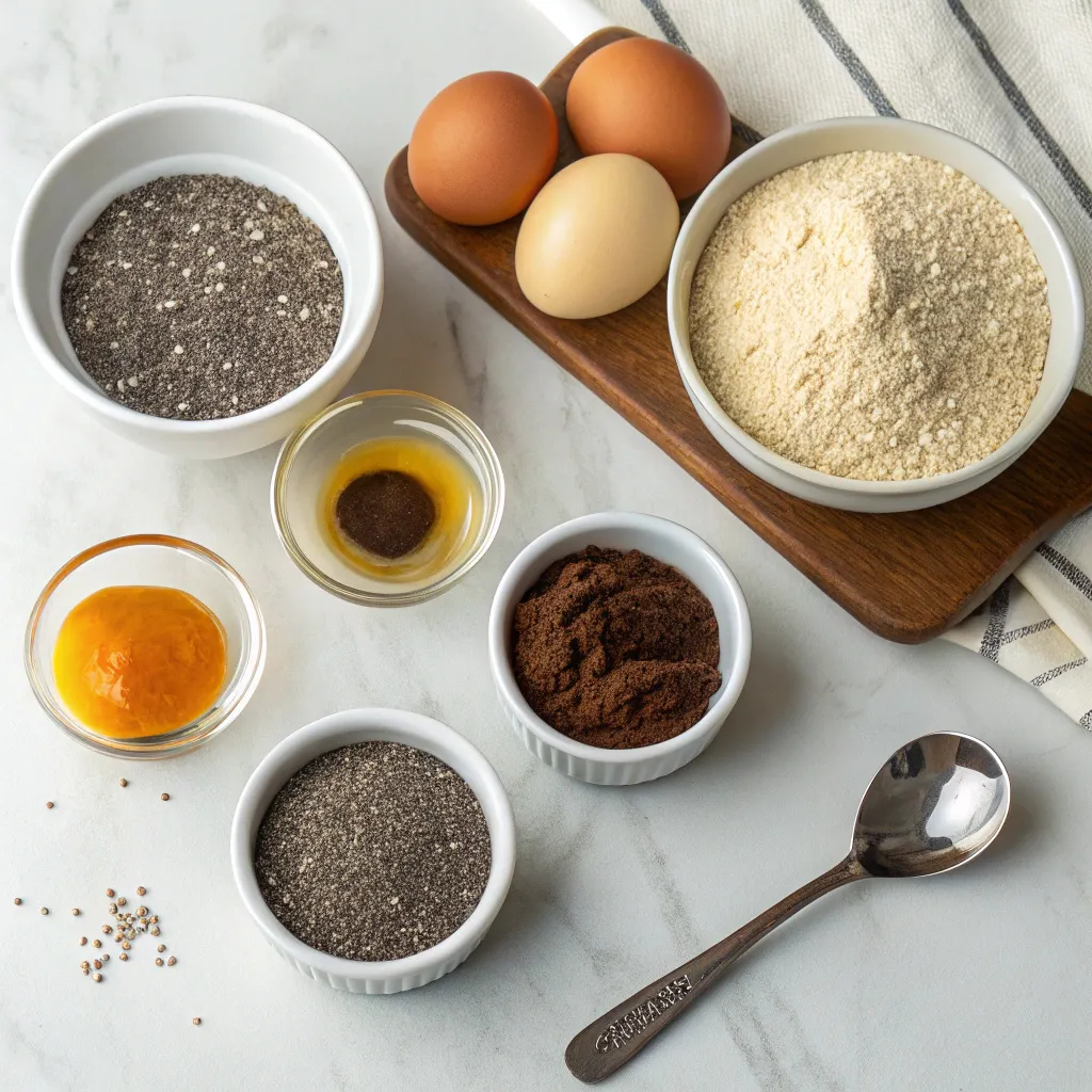 Flourless Chia Seed Cake