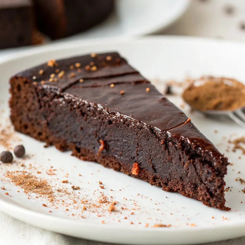 Flourless Chocolate Cardamom Cake