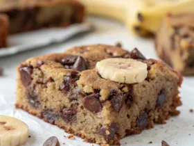 Flourless Chocolate Chip Banana Cake