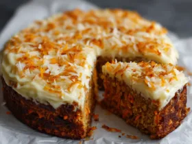 Flourless Cottage Cheese Carrot Cake