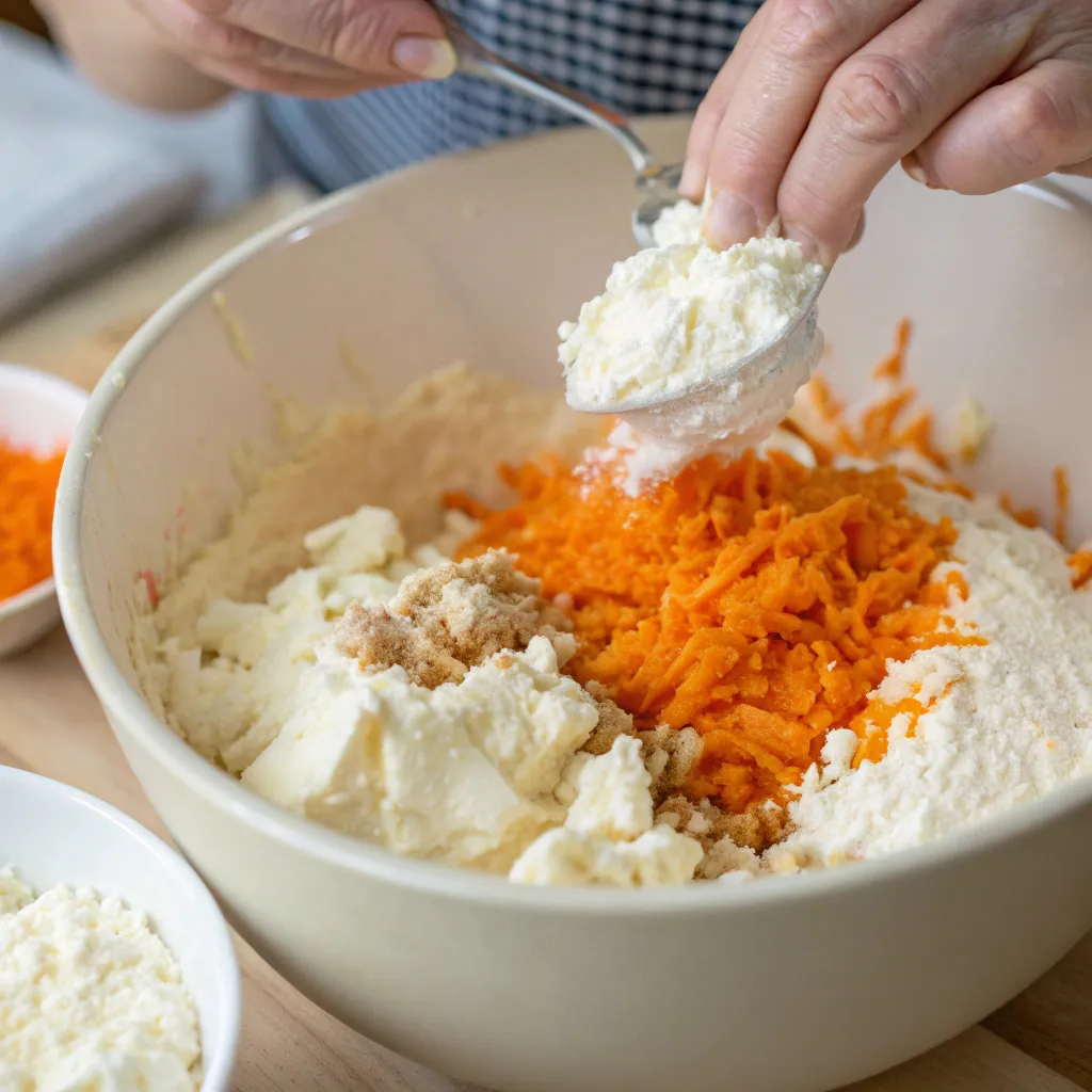 Flourless Cottage Cheese Carrot Cake