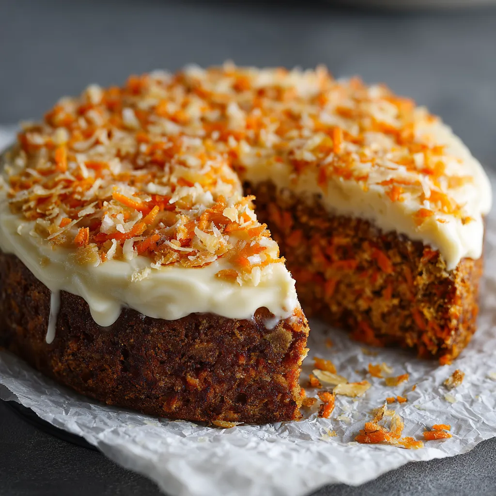 Flourless Cottage Cheese Carrot Cake