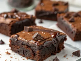 Flourless Double Chocolate Cottage Cheese Brownies