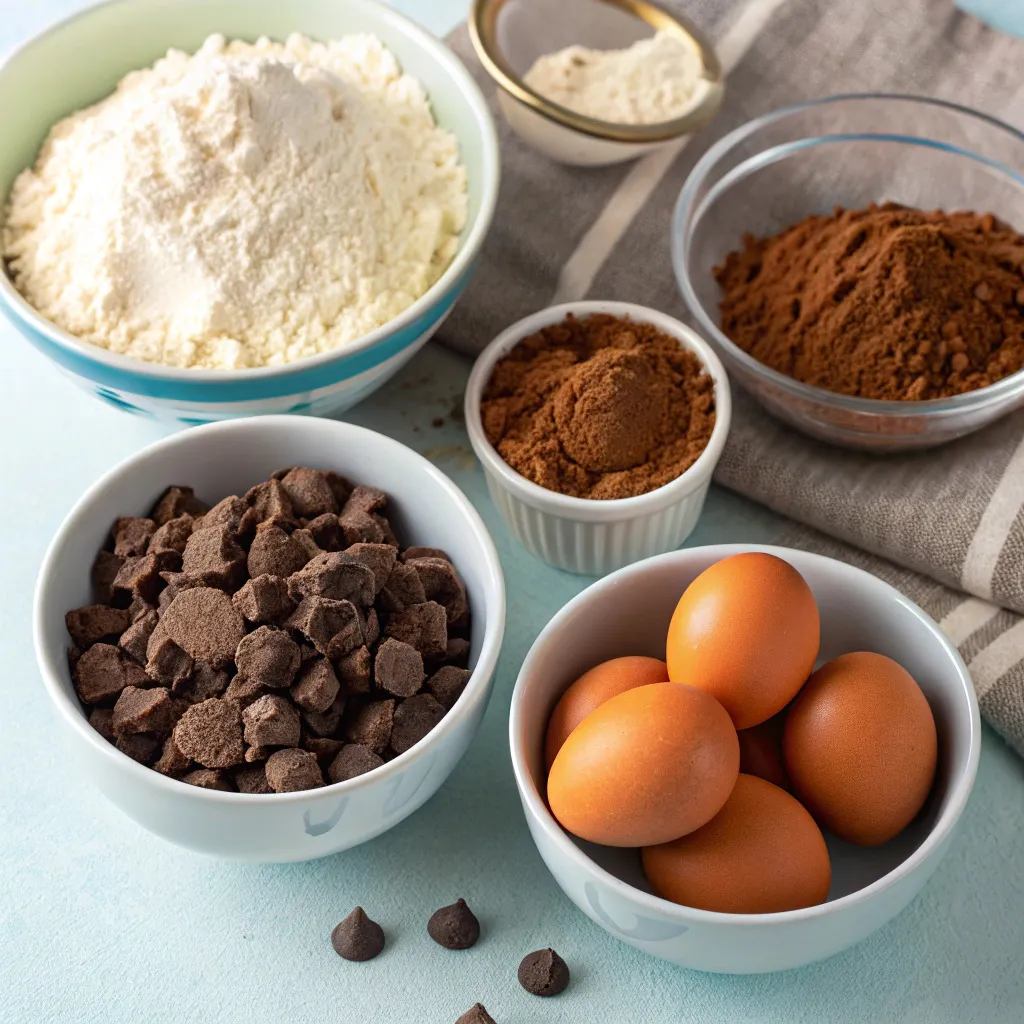Flourless Double Chocolate Cottage Cheese Brownies