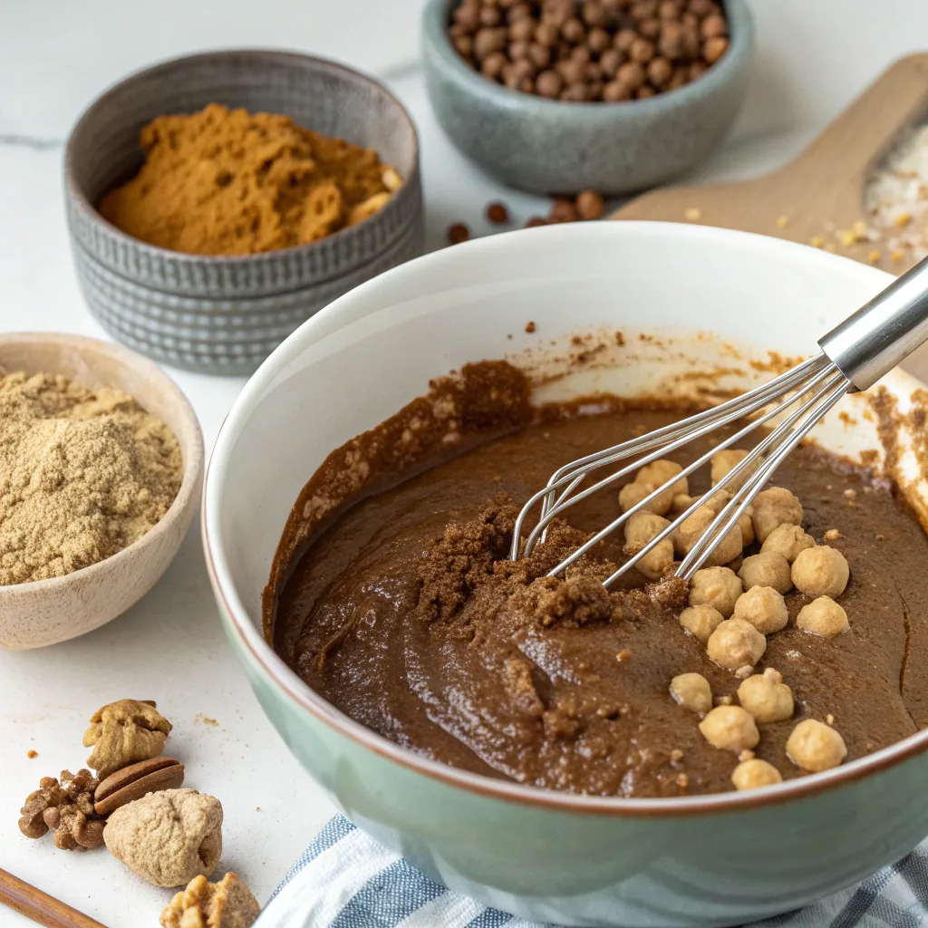 Flourless Gingerbread Chickpea Cake