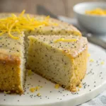 Flourless Lemon Poppy Seed Cake
