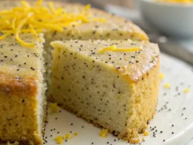 Flourless Lemon Poppy Seed Cake
