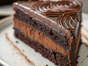 Flourless Mocha Cake