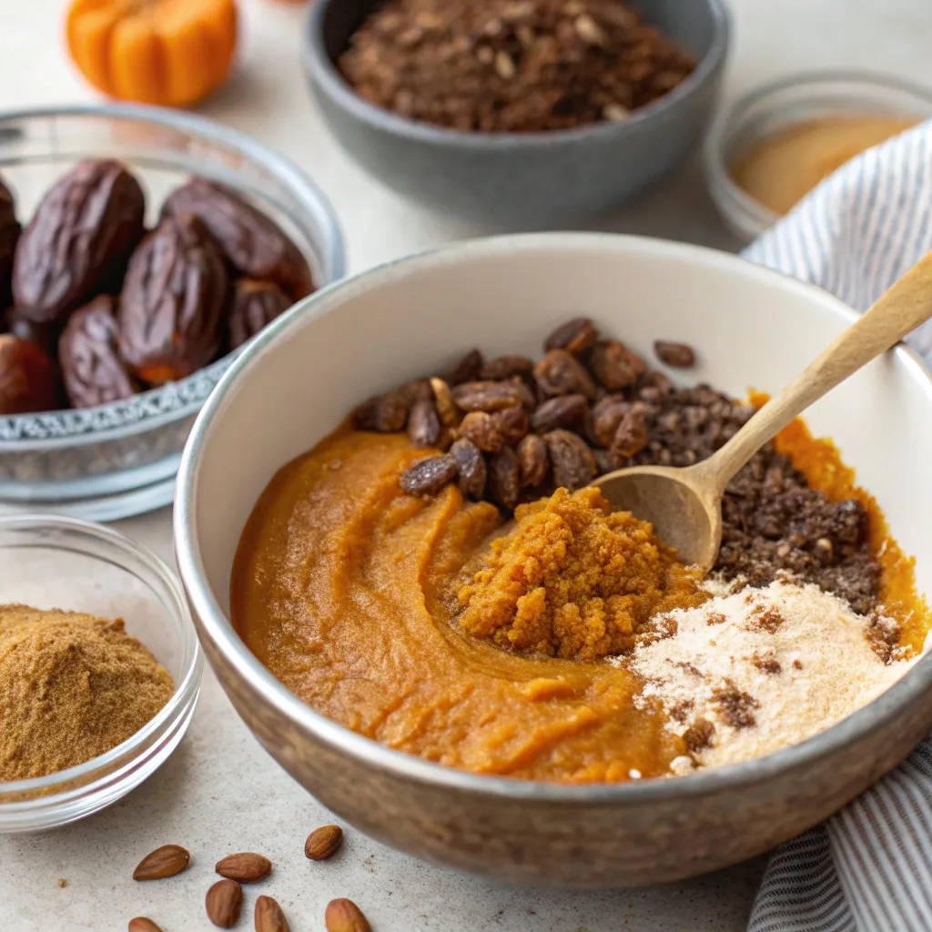 Flourless Pumpkin Date Cake