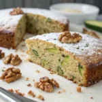 Flourless Zucchini Walnut Cake