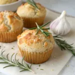 Fresh-baked Garlic Rosemary Focaccia Muffins 12 Garlic Rosemary Focaccia Muffins