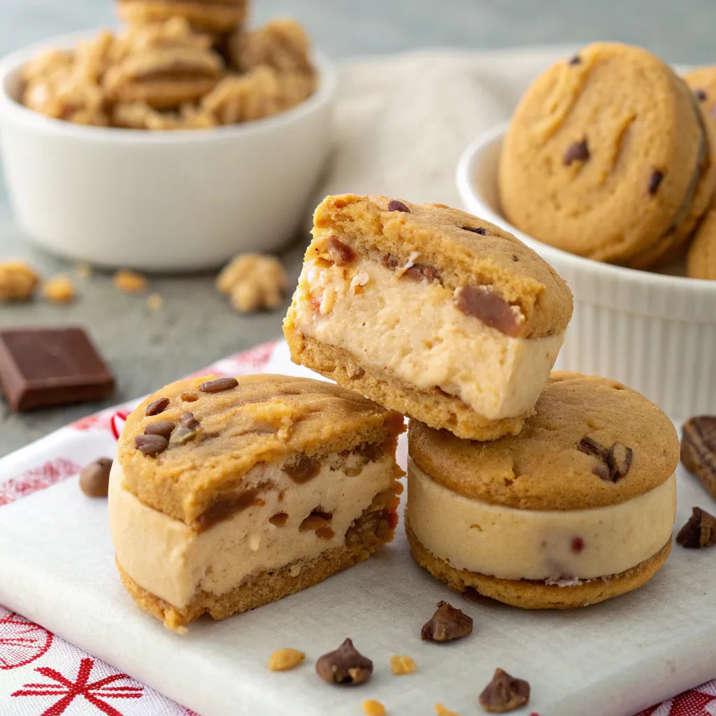 Frozen Greek Yogurt Peanut Butter Cookie Dough Sandwich Bites 11 Frozen Greek Yogurt Peanut Butter Cookie Dough Sandwich Bites