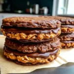 Frozen Peanut Butter Greek Yogurt Ice Cream Sandwiches