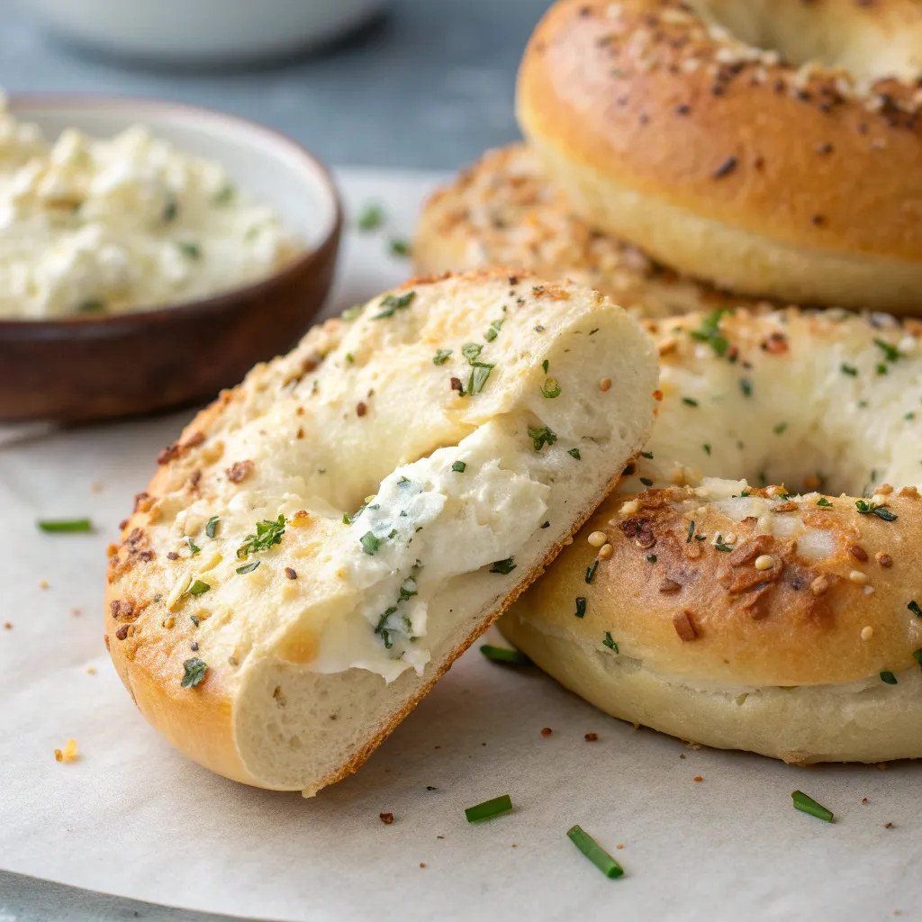 Cottage Cheese Bagels