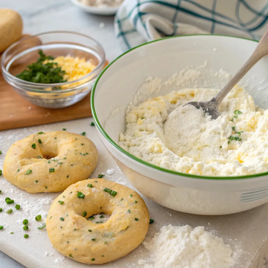 Cottage Cheese Bagels