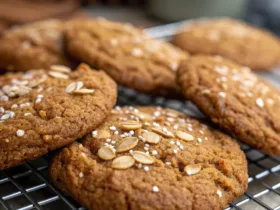 Ginger Molasses Oatmeal Cookies
