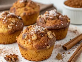 Gingerbread Cottage Cheese Breakfast Muffins