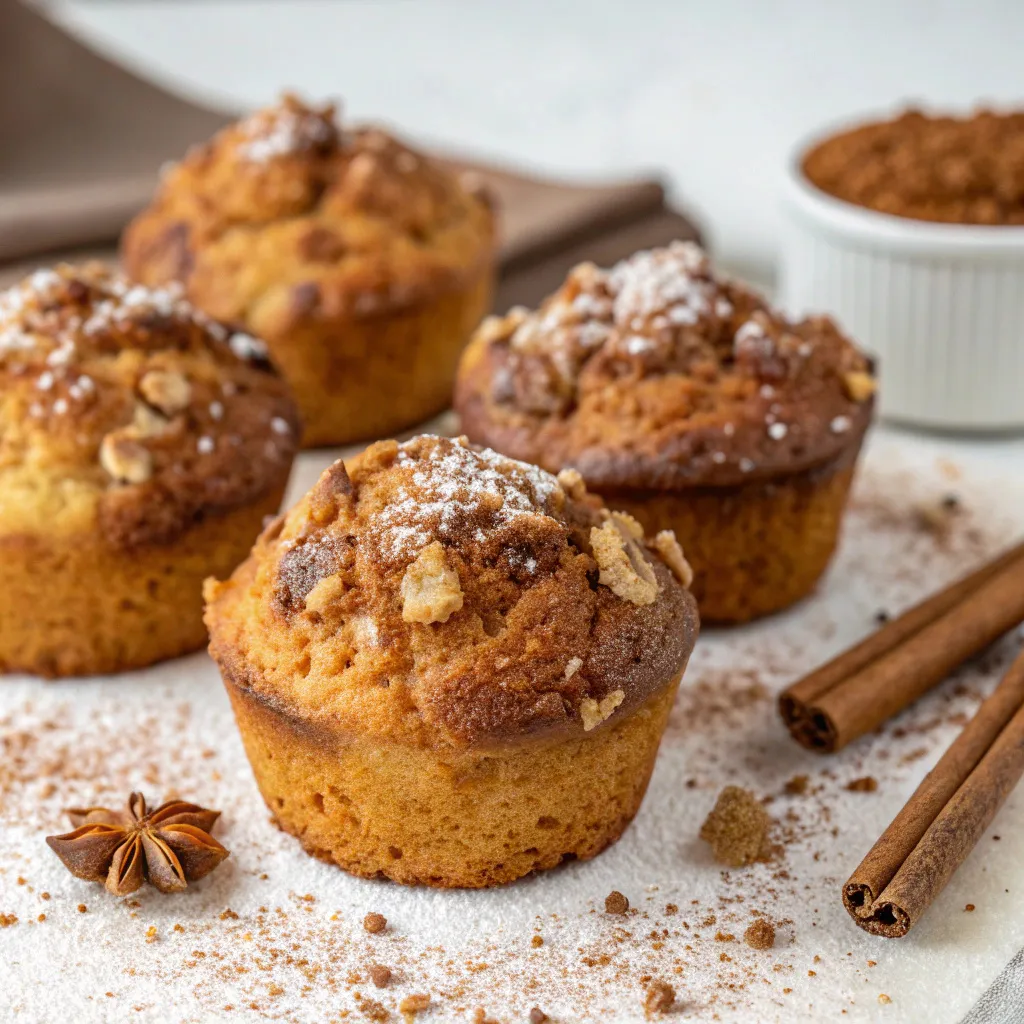 Gingerbread Cottage Cheese Breakfast Muffins