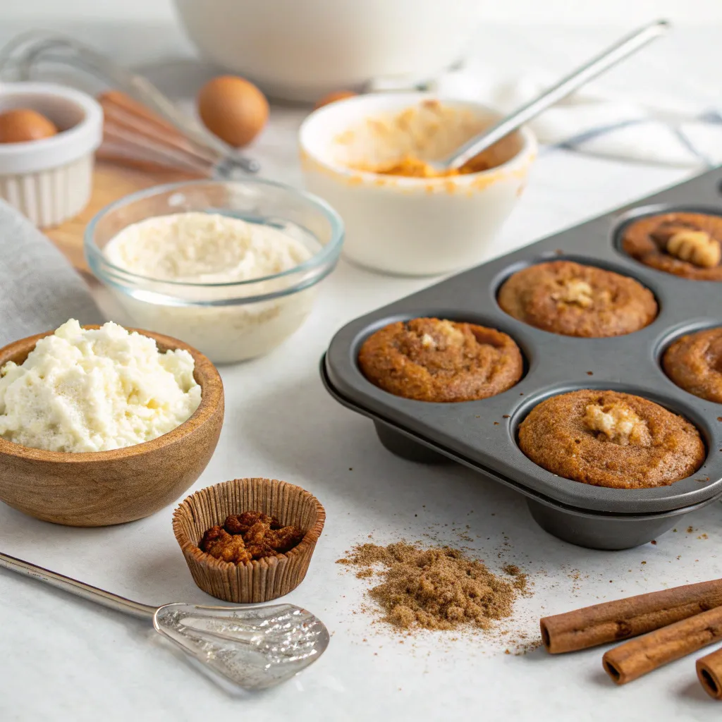 Gingerbread Cottage Cheese Breakfast Muffins